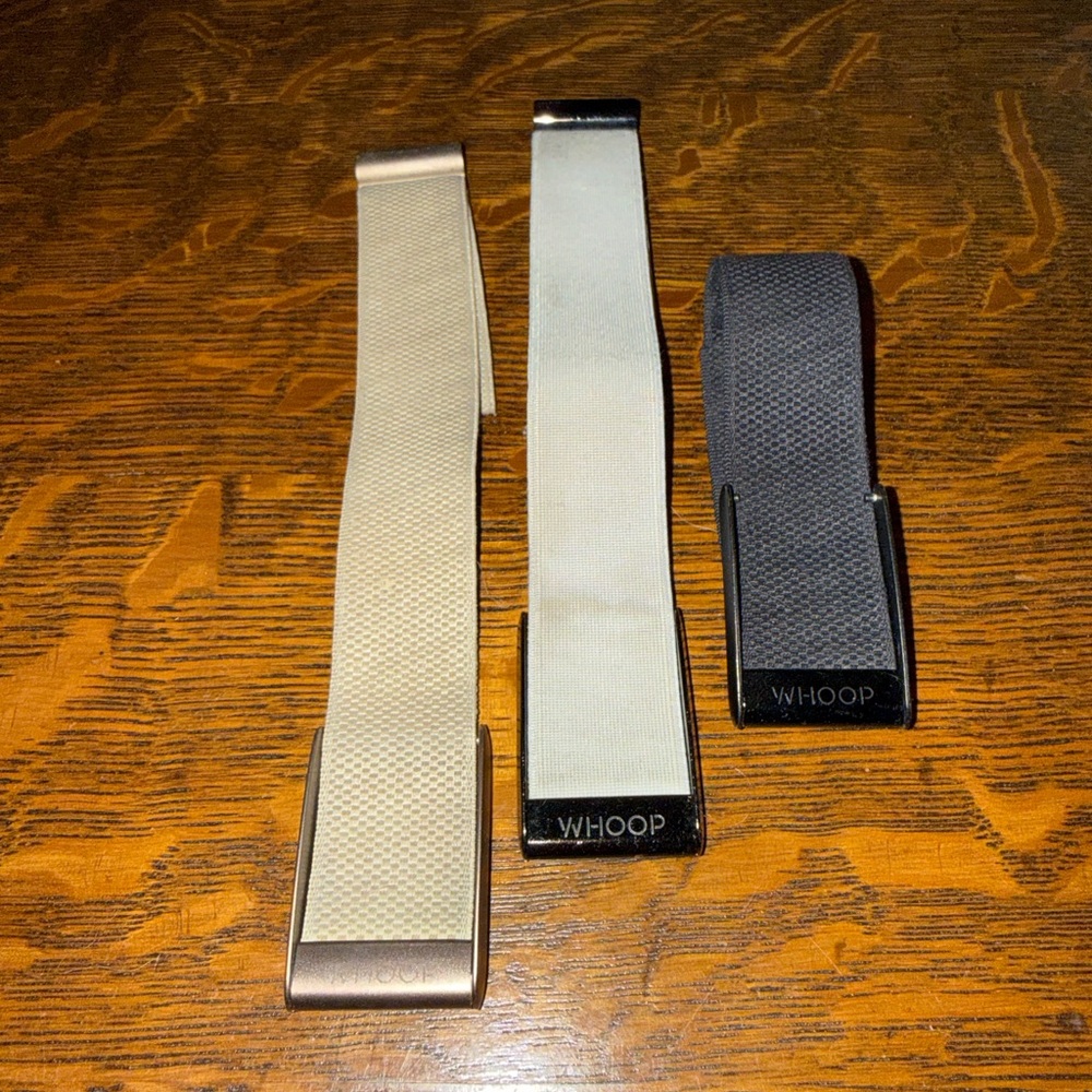 Whoop 4.0 Strap Set - Black, Hydroknit Gray